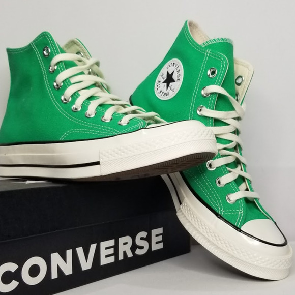 Converse Unisex Chuck 70 Hi Top Sneakers Women Size 9  Green A08613F NWT - Picture 1 of 8